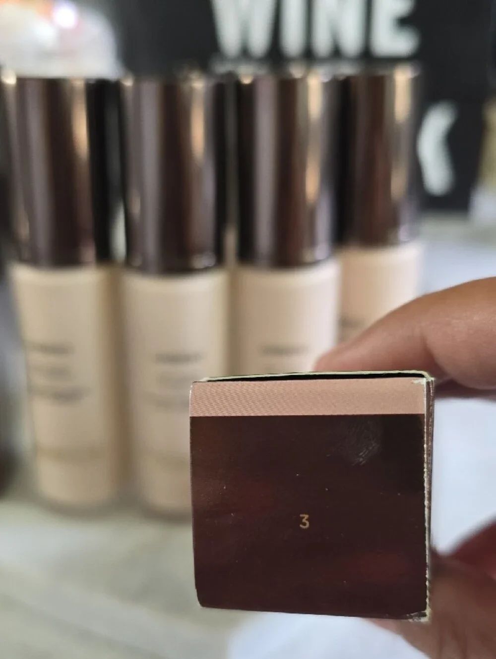 Hourglass Ambient Soft Glow Foundation Trio in Light to Fair Cream Shades